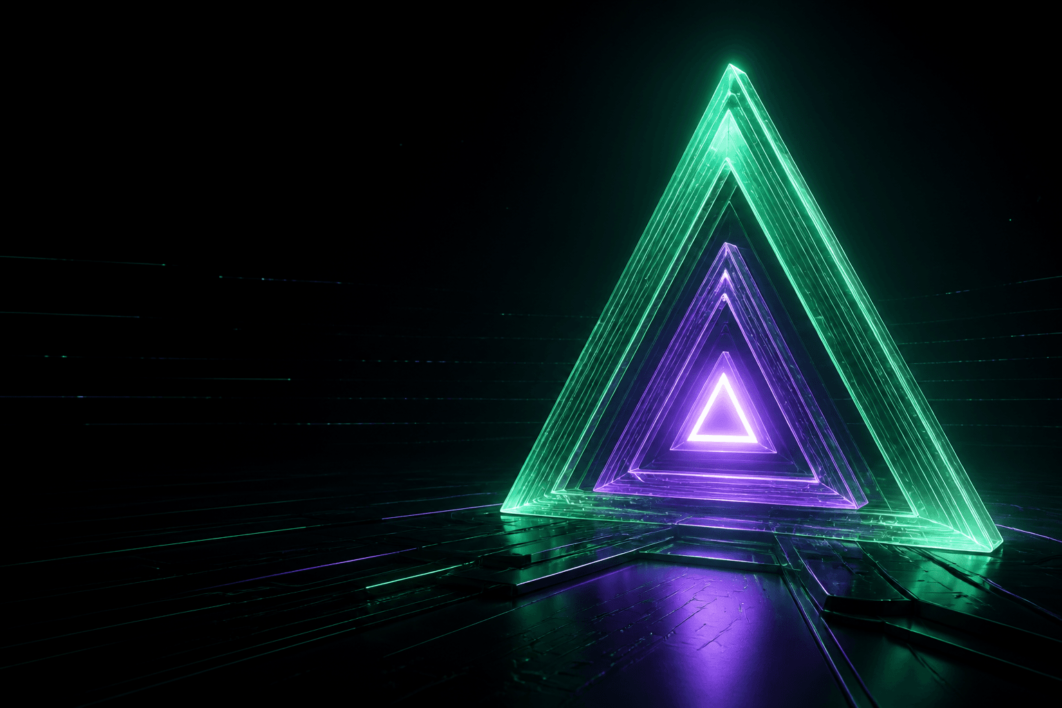 SOL-GPT desktop trading intelligence visualized in Solana violet and mint light